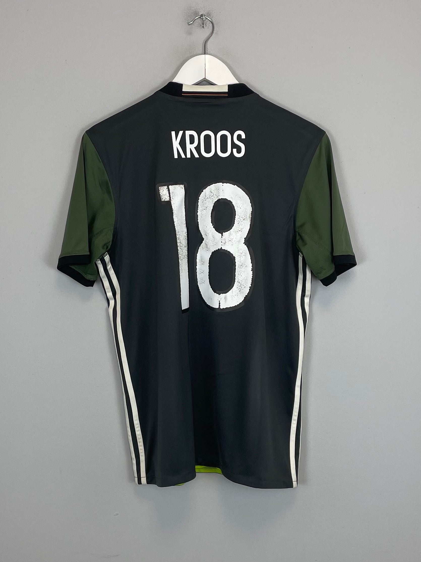 2015/16 GERMANY KROOS #18 AWAY SHIRT (M) ADIDAS