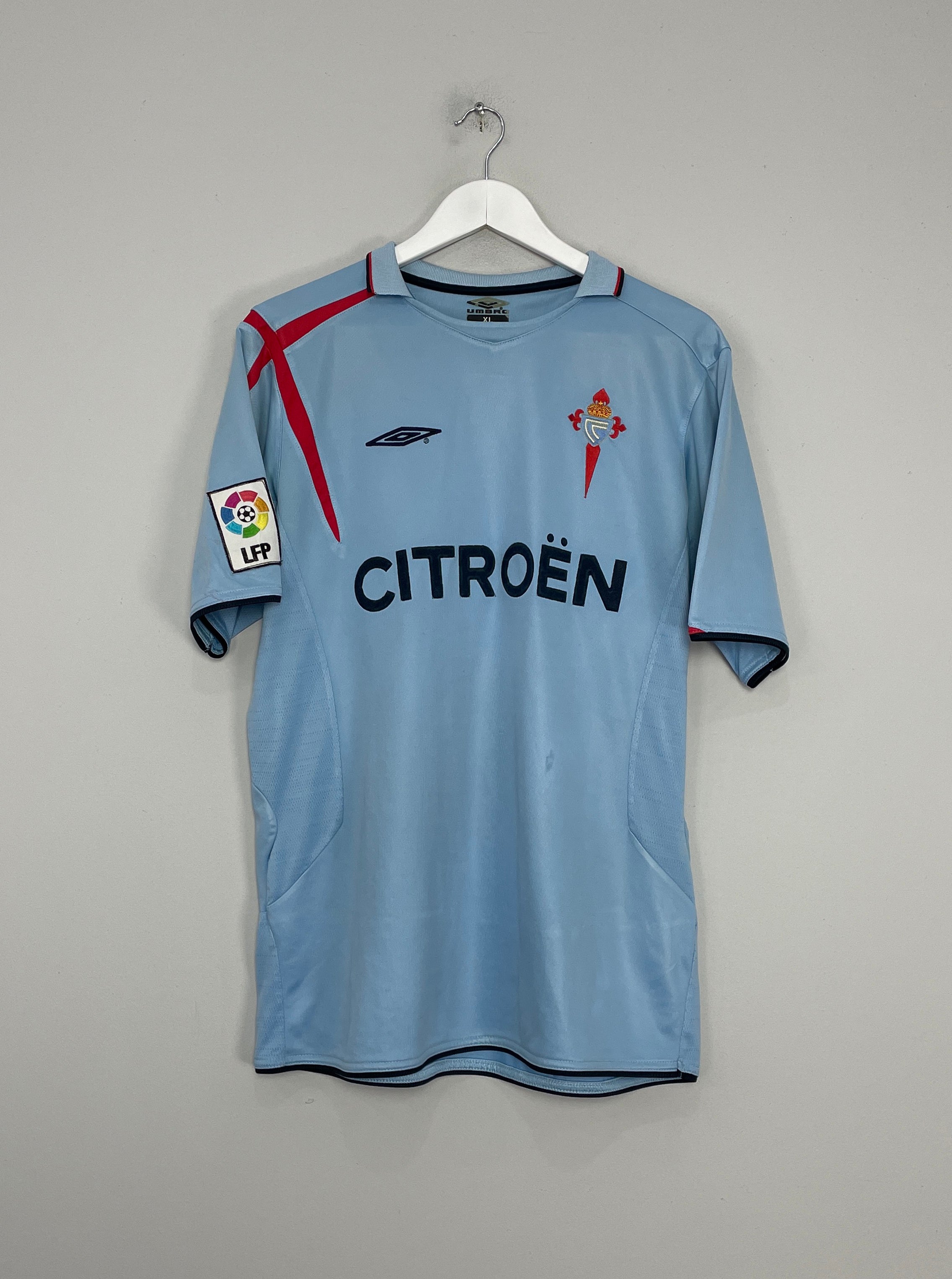 2005/07 CELTA VIGO HOME SHIRT (XL) UMBRO