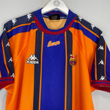 1997/98 BARCELONA GUARDIOLA #4 AWAY SHIRT (XL) KAPPA