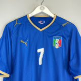 2007/08 ITALY DEL PIERO #7 HOME SHIRT (XL) PUMA