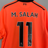 2017/18 LIVERPOOL M.SALAH #11 *125 YEARS* THIRD SHIRT (L) NEW BALANCE