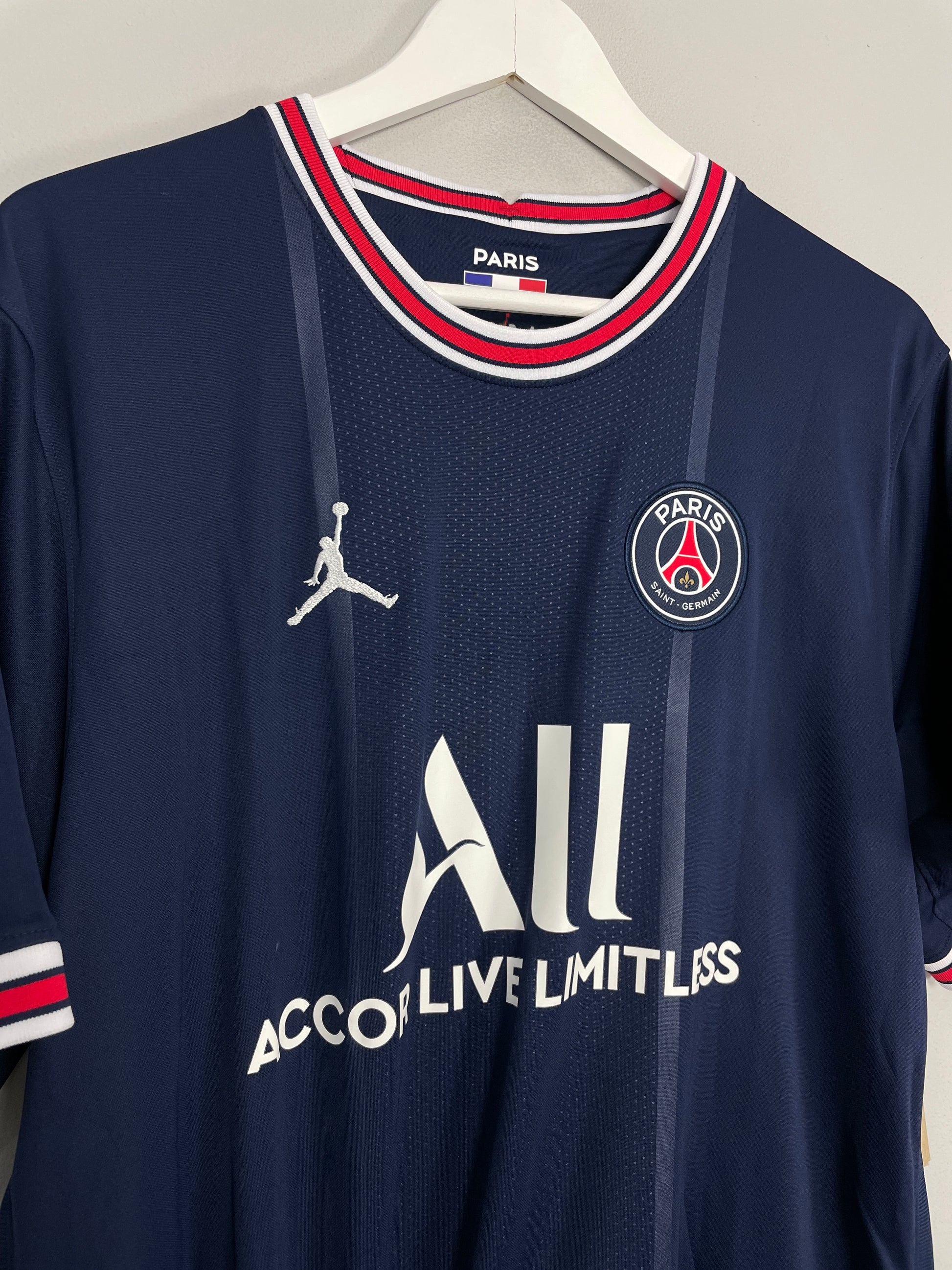 NEYMAR JR #10 PSG Home Jersey 2021/22 By Jordan