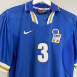 1996/97 ITALY MALDINI #3 HOME SHIRT (M) NIKE