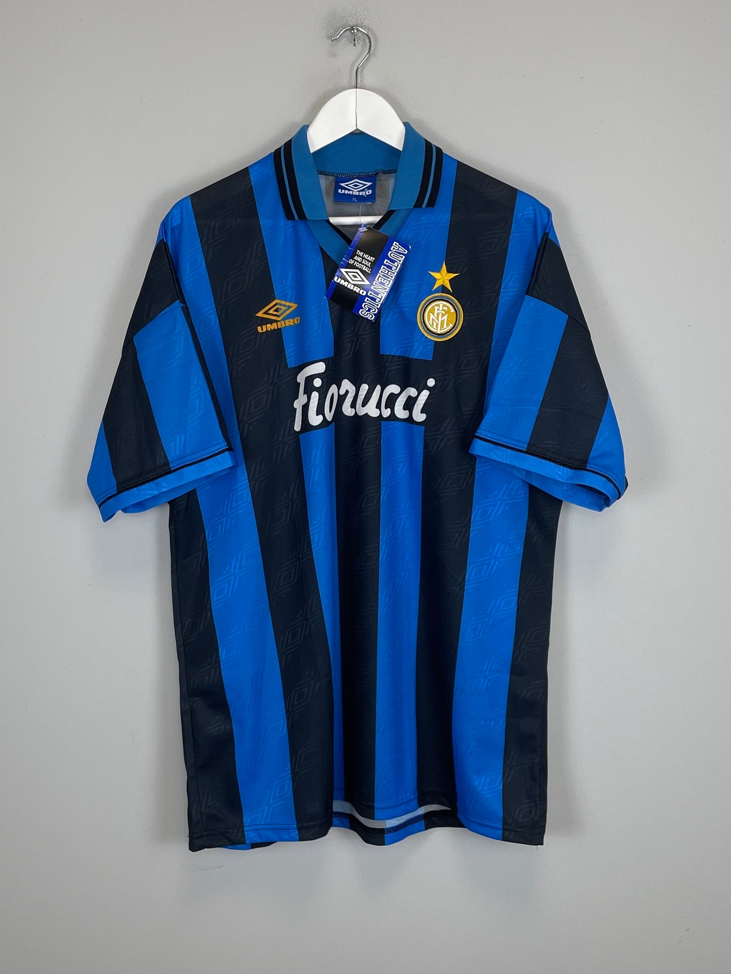 1994/95 INTER MILAN *BNWT* HOME SHIRT (XL) UMBRO