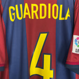 1998/00 BARCELONA GUARDIOLA #4 HOME SHIRT (XL) NIKE