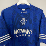 1994/96 RANGERS GASCOIGNE #8 HOME SHIRT (XL) ADIDAS