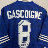 1994/96 RANGERS GASCOIGNE #8 HOME SHIRT (XL) ADIDAS