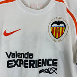 2008/09 VALENCIA MORIENTES #9 HOME SHIRT (M) NIKE