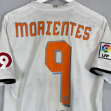 2008/09 VALENCIA MORIENTES #9 HOME SHIRT (M) NIKE