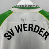 1995/96 WERDER BREMEN *SIGNED* HOME SHIRT (M) PUMA