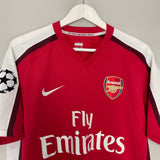 2008/10 ARSENAL FABREGAS #4 C/L HOME SHIRT (M) NIKE