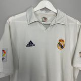 2001/02 REAL MADRID ZIDANE #5 HOME SHIRT (M) ADIDAS