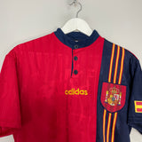 1996/98 SPAIN HOME SHIRT (M) ADIDAS