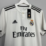 2018/19 REAL MADRID BENZEMA #9 *BNWT* HOME SHIRT (M) ADIDAS