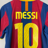 2010/11 BARCELONA MESSI #10 HOME SHIRT (M) NIKE