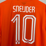 2014/15 NETHERLANDS SNEIJDER #10 *BNWT* HOME SHIRT (XL) NIKE