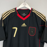 2010/11 GERMANY SCHWEINSTEIGER #7 AWAY SHIRT (M) ADIDAS