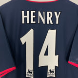 2002/03 ARSENAL HENRY #14 *BNWT* AWAY SHIRT (L) NIKE