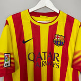 2013/15 BARCELONA MESSI #10 AWAY SHIRT (XL) NIKE