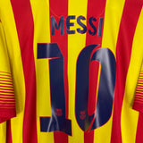 2013/15 BARCELONA MESSI #10 AWAY SHIRT (XL) NIKE