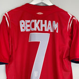 2004/06 ENGLAND BECKHAM #7 AWAY SHIRT (M) UMBRO