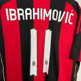 2010/11 AC MILAN IBRAHIMOVIC #11 HOME SHIRT (XL) ADIDAS