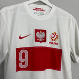 2012/13 POLAND LEWANDOWSKI #9 HOME SHIRT (M) NIKE