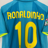 2007/08 BARCELONA RONALDINHO #10 AWAY SHIRT (M) NIKE