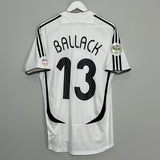 2005/07 GERMANY BALLACK #13 HOME SHIRT (M) ADIDAS