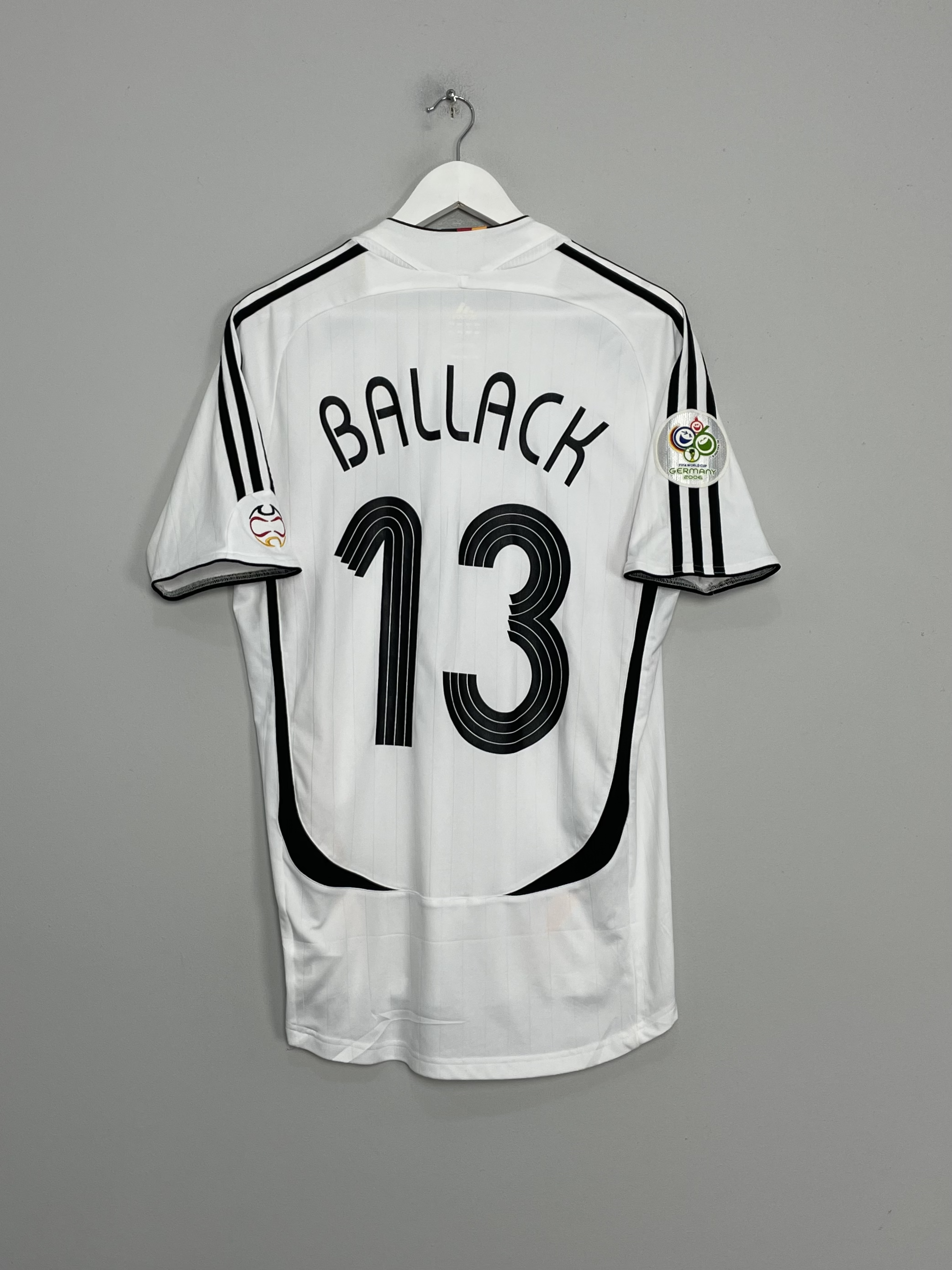 2005/07 GERMANY BALLACK #13 HOME SHIRT (M) ADIDAS