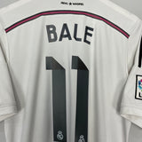 2014/15 REAL MADRID BALE #11 HOME SHIRT (L) ADIDAS