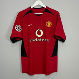 2002/04 MANCHESTER UNITED V.NISTELROOY #10 C/L HOME SHIRT (S) NIKE