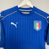 2016/17 ITALY *PLAYER ISSUE* HOME SHIRT (M) PUMA