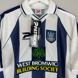 1998/00 WEST BROM *BNWT* HOME SHIRT (L) PATRICK