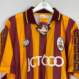 1997/99 BRADFORD CITY *BNWT* HOME SHIRT (L) BEAVER