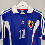 1999/00 JAPAN KAZU #11 HOME SHIRT (M) ADIDAS