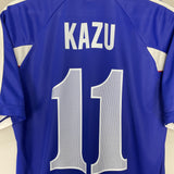 1999/00 JAPAN KAZU #11 HOME SHIRT (M) ADIDAS