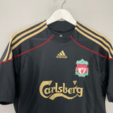 2009/10 LIVERPOOL GERRARD #8 AWAY SHIRT (M) ADIDAS