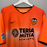 2002/04 VALENCIA AIMAR #21 AWAY SHIRT (XL) NIKE