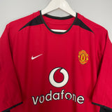 2002/04 MANCHESTER UNITED RONALDO #7 HOME SHIRT (XL) NIKE