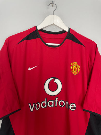 2002/04 MANCHESTER UNITED RONALDO #7 HOME SHIRT (XL) NIKE