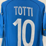 2002 ITALY TOTTI #10 HOME SHIRT (L) KAPPA