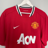 2011/12 MANCHESTER UNITED ROONEY #10 HOME SHIRT (XL) NIKE