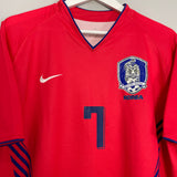 2006/08 SOUTH KOREA JISUNG #7 HOME SHIRT (L) NIKE