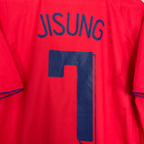 2006/08 SOUTH KOREA JISUNG #7 HOME SHIRT (L) NIKE