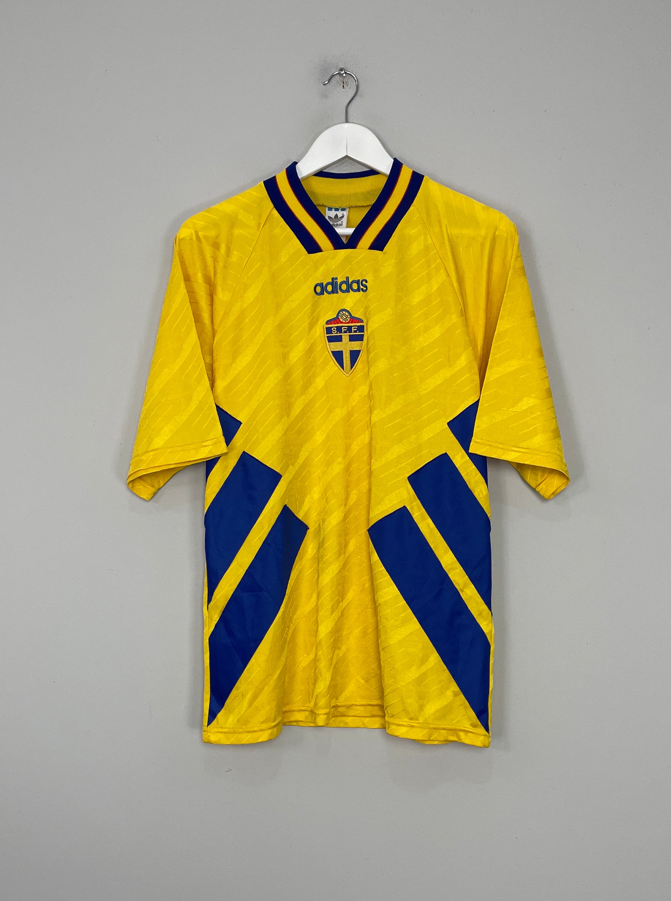 1994/95 SWEDEN HOME SHIRT (L) ADIDAS