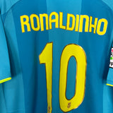 2007/09 BARCELONA RONALDINHO #10 AWAY SHIRT (XL) NIKE