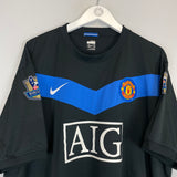 2009/10 MANCHESTER UNITED ANGUS #28 AWAY SHIRT (XXXL) NIKE