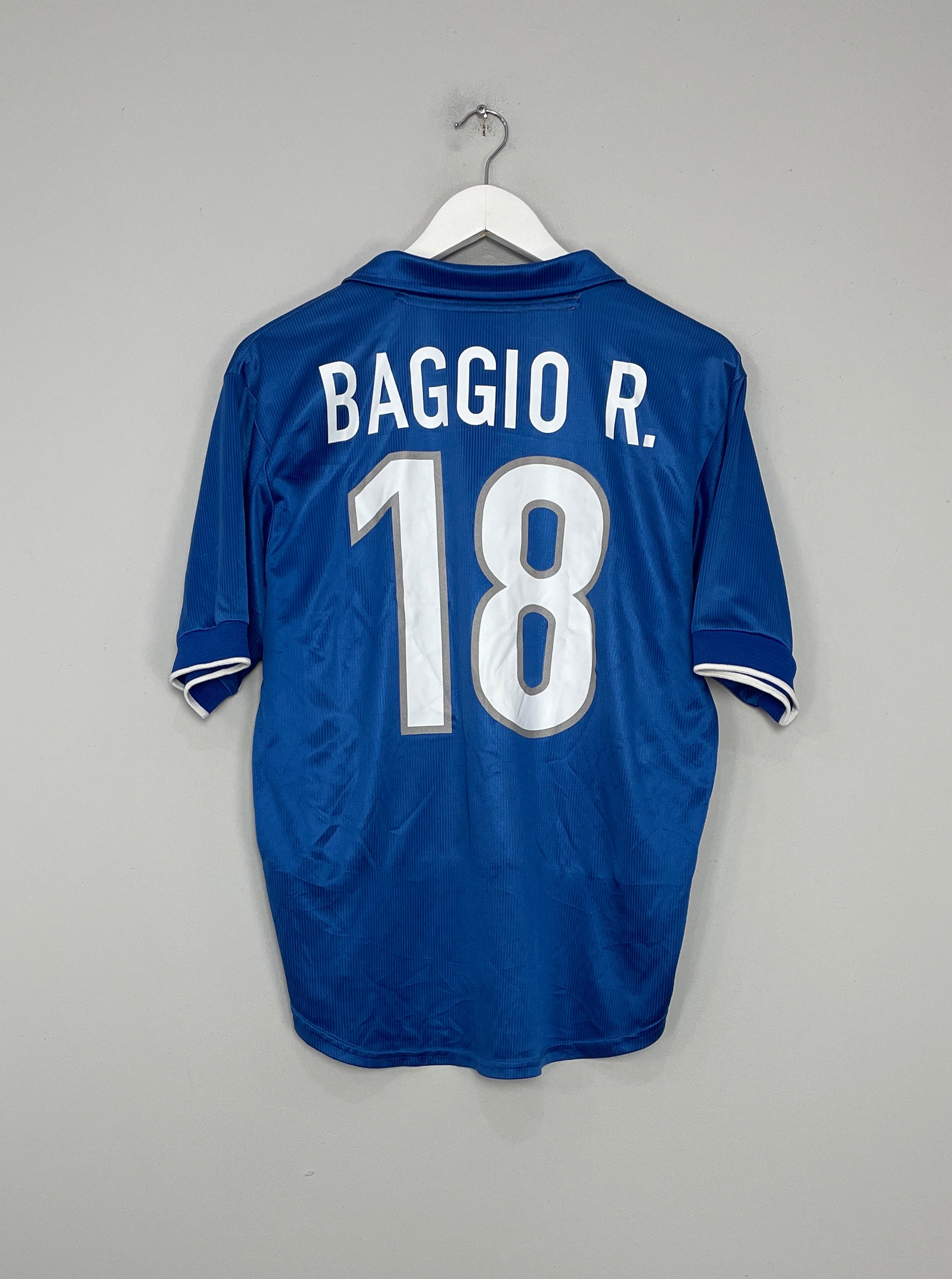 1998/99 ITALY BAGGIO #18 HOME SHIRT (M) NIKE