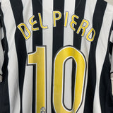 2006/07 JUVENTUS DEL PIERO #10 HOME SHIRT (L) NIKE